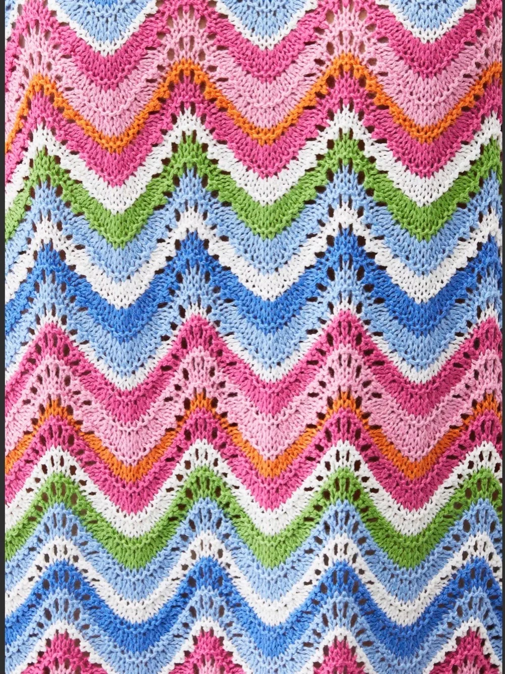 Show Me Your Mumu Sweeney Chevron Crochet Coverup